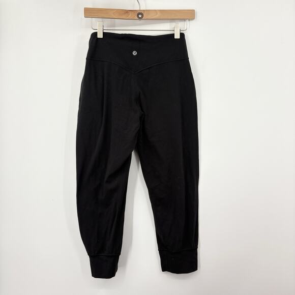 Lululemon Align Joggers Womens 6 High Rise Soft Stretch Black Yoga Dance Pilates - Picture 1 of 6